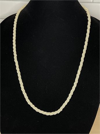 Marvella Twisted Faux Pearl Necklace