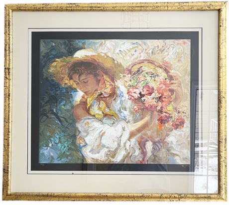 Jose Royo Signed "Le Figural And Floral" Serigraph Limited Edition