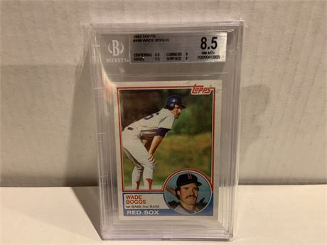Wade Boggs Topps Rookie BGS 8.5 🔥