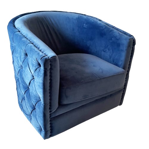 Tommy hilfiger outlet tufted swivel chair