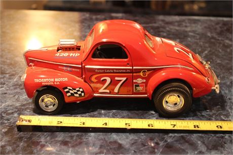 Vintage Chrysler 1941 Willy's 1/18 Scale Model Car