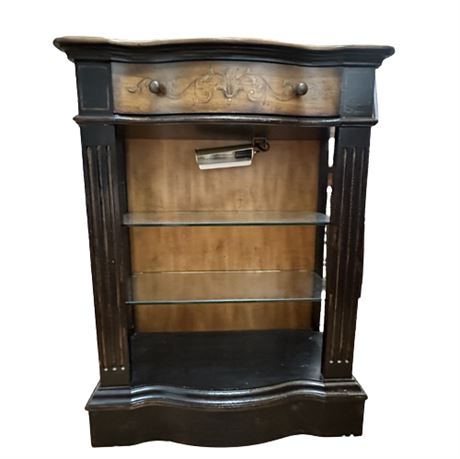 Hooker Furniture Contemporary Lighted Bookcase Curio Cabinet