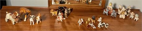 Large Collection of Dog Figurines