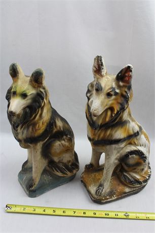 Vintage Dog Statues