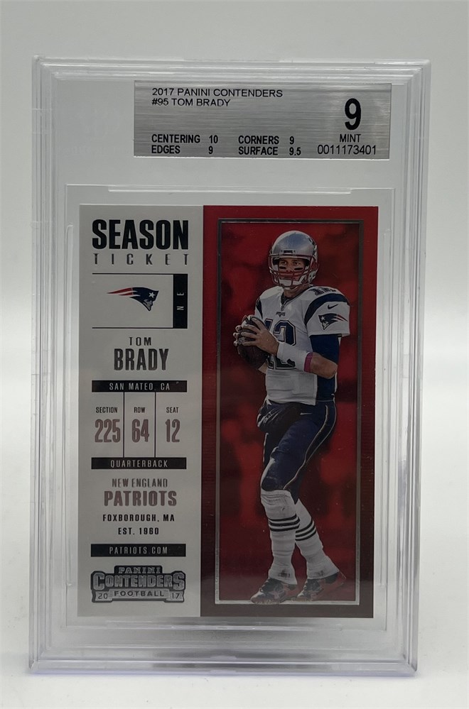 Rust Belt Revival Online Auctions - Tom Brady 2017 Panini Contenders ...