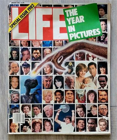 Special Issue 1982 LIFE MAGAZINE-The Year in Pictures Some great people featured