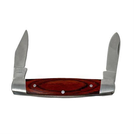 Winchester Multi Blade Pocket Knife with Wood Handle