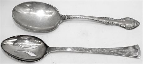 Larger STERLING serving spoons