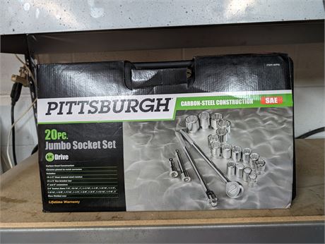 NEW in Box Pittsburgh Jumbo Socket Set