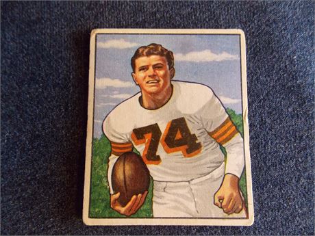 1950 Bowman #79 Tony Adamle, Cleveland Browns