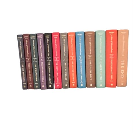 Lemony Snicket 'A Series of Unfortunate Events' Volumes 1-13