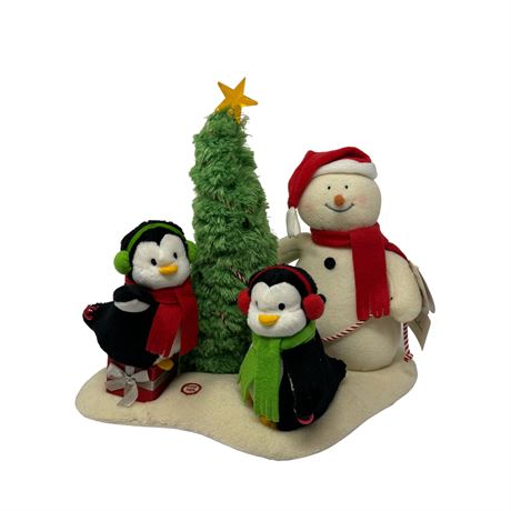 Hallmark Animatronic Penguin and Snowman Plush