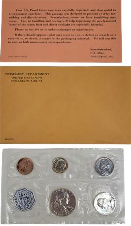 1962 P.C. Silver US Mint Set
