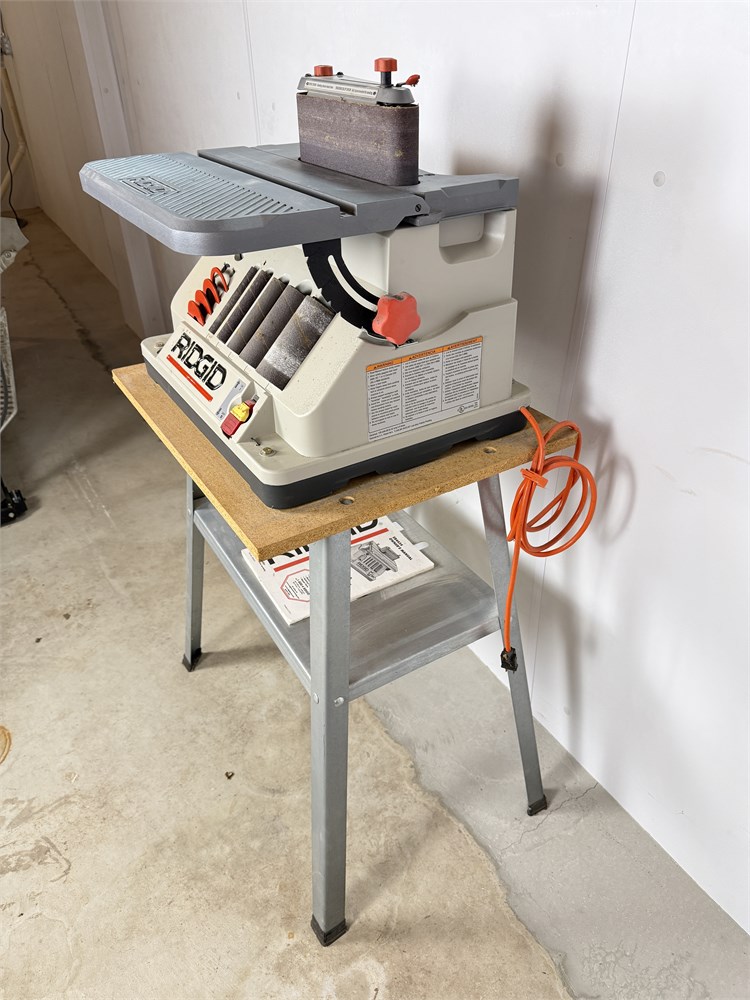 Window Edge Sander Rust Belt Revival Online Auctions - Ridgid Belt Sander