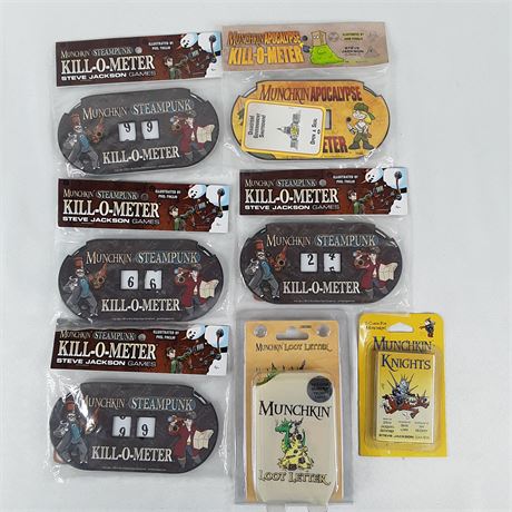 Assorted Munchkin Gaming Accessories