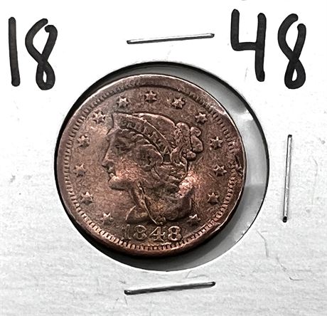 1848 Liberty Head Large Cent