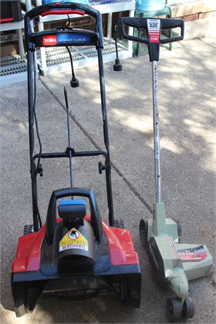 Electric Toro Snow Blower and Craftsman Edger