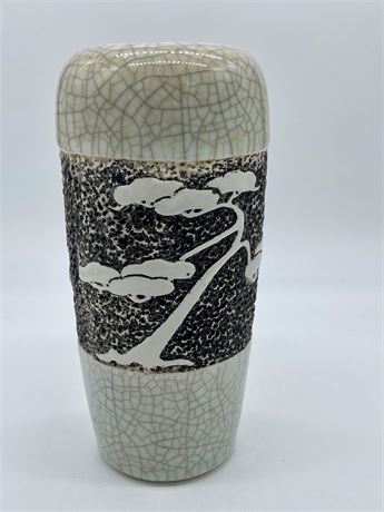 Chinese Style Crackle Glazed Tree Vase