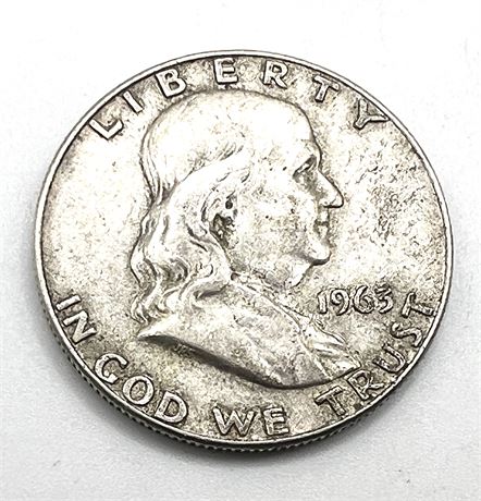 1965 Silver Franklin Half Dollar