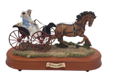 Gone With The Wind Horse & Carriage Rhett & Scarlett San Fransisco Music Box