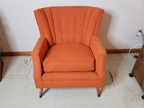 Mid-Century Orange Chair