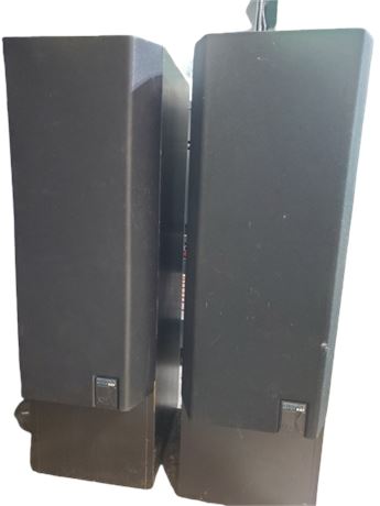 KEF 104/2 Reference Series Floor Standing Speakers (Pair) 1980's  Black