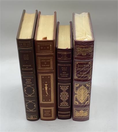 Set of Four Leatherbound Collectable Books No.4