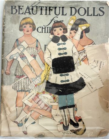 1915 Paper Dolls Book