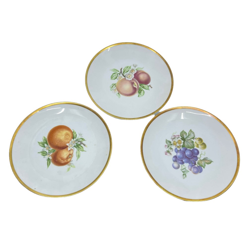 Bid On Everything - Hutschenreuther Selb Pasco Porcelain Fruit Plates