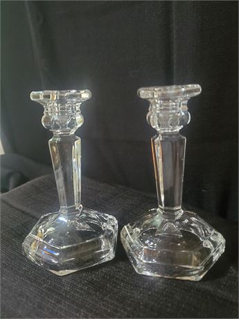 Crystal Candle Sticks (pair)