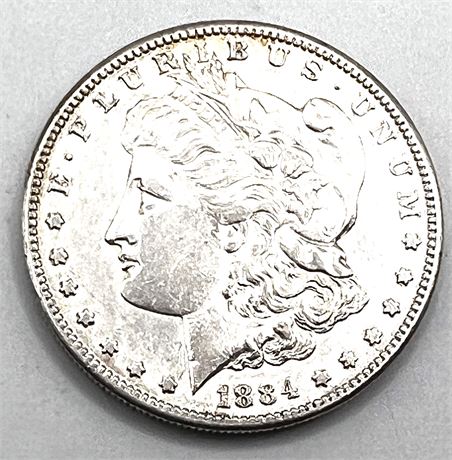 1884 S Silver Morgan Dollar High Grade Rare Coin