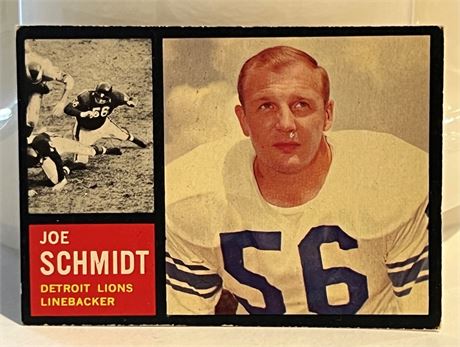Joe Schmidt Detroit Lions Topps #59 Football Card