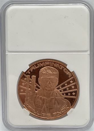 Trumpinator Copper Bullion Collectors Coin