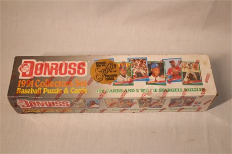 Donruss 1991 Collector's Set Baseball Puzzle and Cards