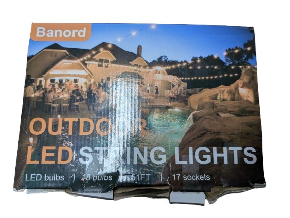 Rust Belt Revival Online Auctions - Outdoor LED String Lights