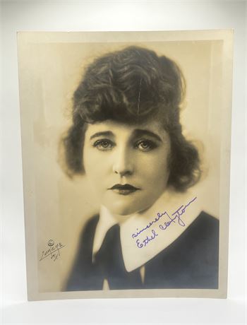 Ethel Clayton American Actress Silent Film Era Signed 7x8" Photo