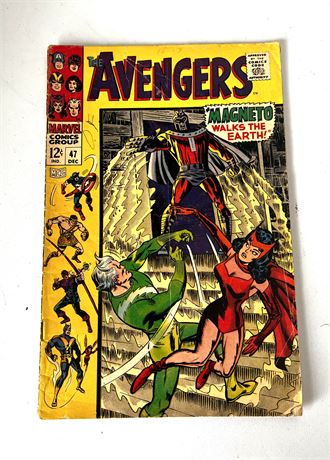 Dec. 1967 Vol. 1 #47 Marvel Comics THE AVENGERS" Comic Rare