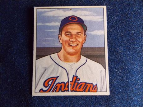 1950 Bowman #232 Al Rosen rookie card, Cleveland Indians