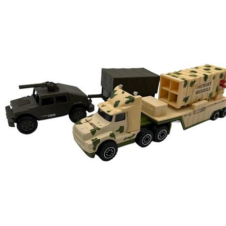 Two Toy Army Vehicles