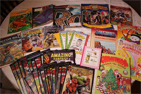 Assorted Books and Comic Books