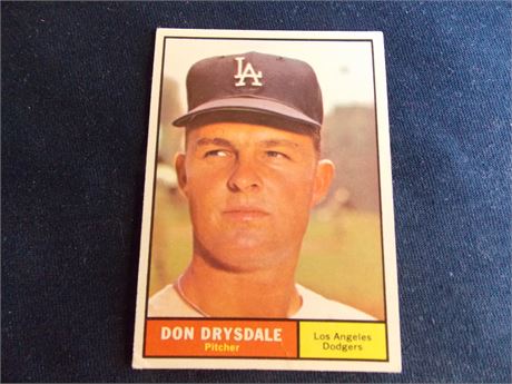 1961 Topps #260 Don Drysdale
