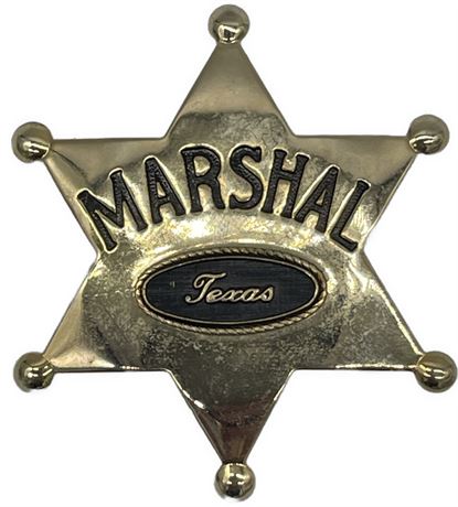 Vintage Souvenir “Texas” Marshal Police Badge