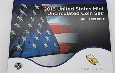 2016 Philadelphia US Mint Uncirculated Coin Set