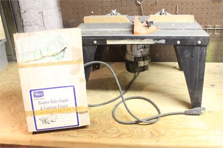 Craftsman Router Table and Edge Guide & Contour Finger
