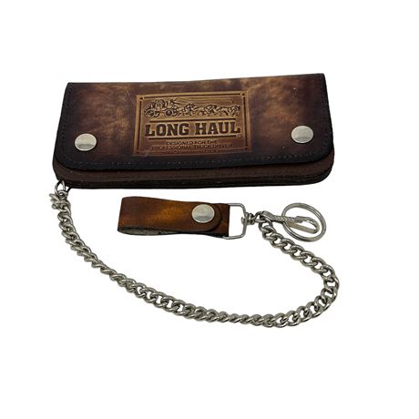 Long Haul Truck Driver Wallet with Chain and Key Fob