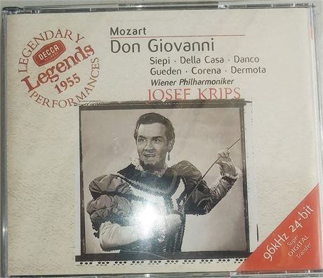 Mozart Don Giovanni Joseph Krips 3 CD