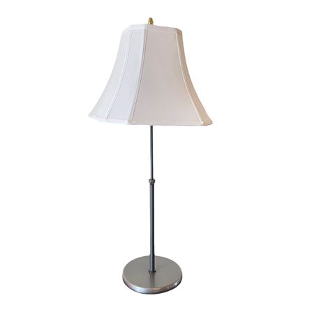 Contemporary Brushed Nickel Table Lamp