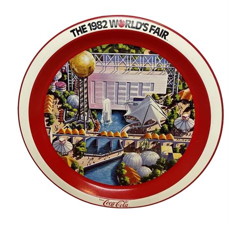 1982 World's Fair Coca-Cola Tray
