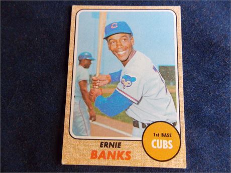 1968 Topps #355 Ernie Banks