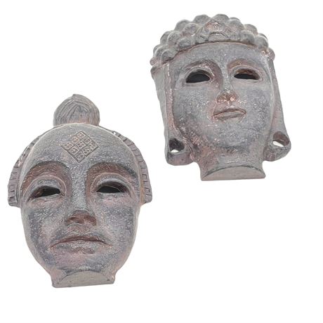 Decorative Buddha Resin Relief Masks
